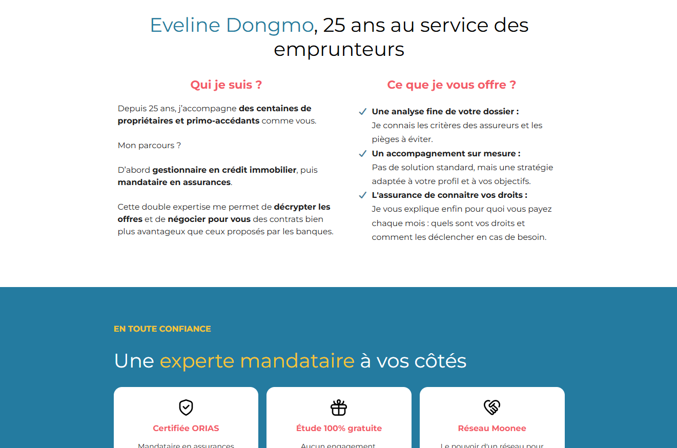 Page de vente Eveline Dongmo 3